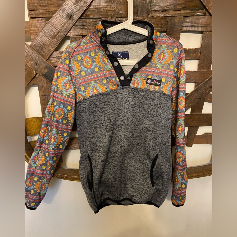 Simply Southern Fleece Pullover with pockets.